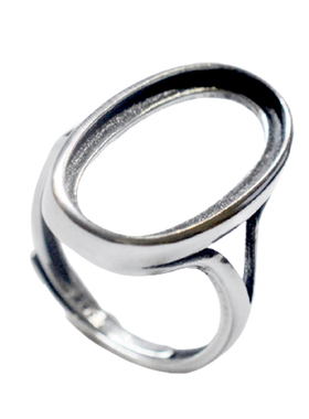 燕子家简约欧式女款戒指空托戒托