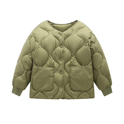 鸭鸭儿童加厚短款轻羽绒内胆保暖