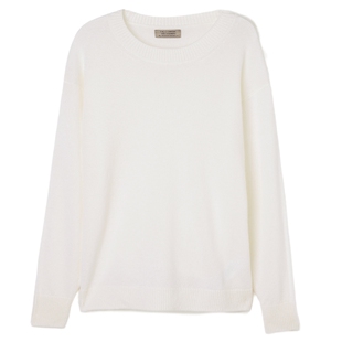 【季末折扣】FALCONERI女士宽松圆领新年山羊绒针织衫毛衣DMLI228