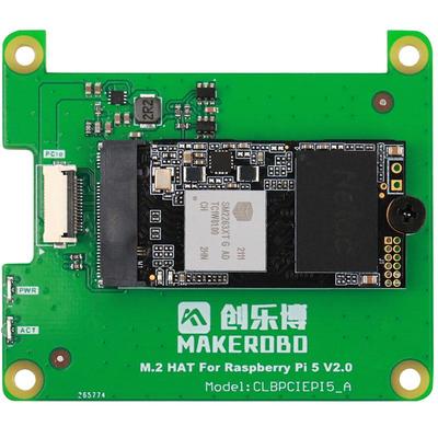树莓派5 专用 pcie M.2 NVME SSD固态硬盘扩展板 Raspberry Pi5