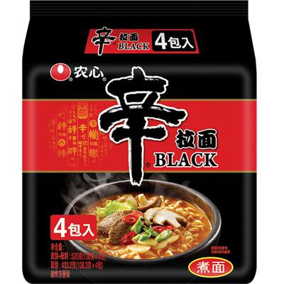 农心豚骨辛拉面升级版130g*4包