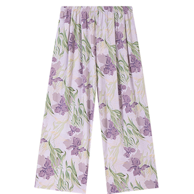 顶呱呱春夏纯棉女士睡裤家居裤