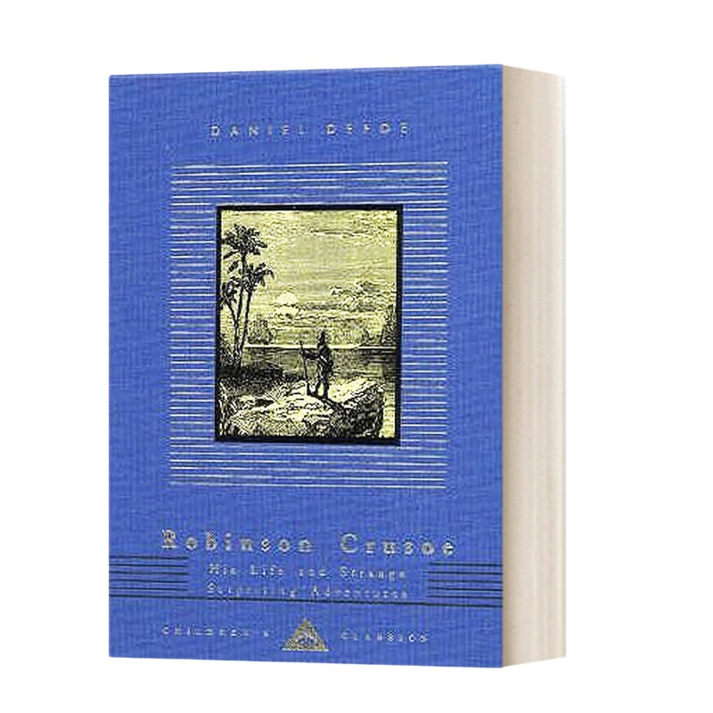 英文原版 Robinson Crusoe 鲁宾逊漂流记 丹尼尔·笛福 Everyman精装版 英文版 进口英语原版书籍