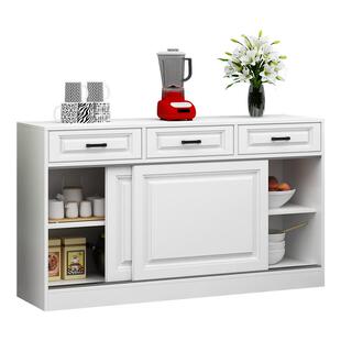 餐边柜现代简约家用碗柜储物柜客厅推拉门茶水柜厨房橱柜酒柜定做