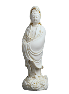 戴玉堂陶瓷林建胜《渡海观音》收藏非遗商务开业送礼摆件家居饰品