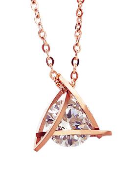 高级感时尚钛钢项链不掉色爆款