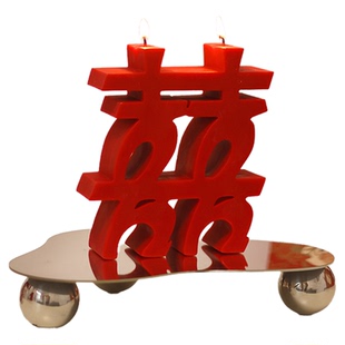 《喜》结婚香薰蜡烛个性创意红烛喜烛高级感结婚礼伴手礼婚房布置