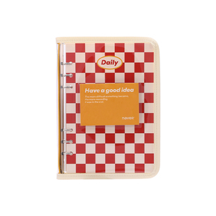 never乐活本活页手帐A5可拆卸高颜值文具allinone笔记本高透封面