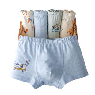 儿童纯棉内裤男夏季薄款中童大童学生四角裤宝宝短裤小男孩平角裤