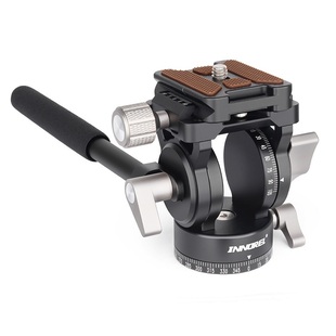 英诺瑞 H10迷你二维全景云台轻量级风光拍鸟单反微单相机手机三脚架独脚架滑轨通用摄影摄像金属云台阿卡标准