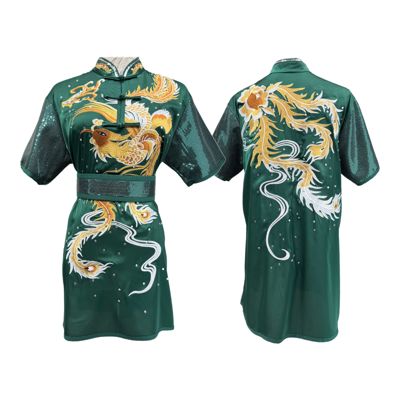 汉粹8款刺绣凤专业儿童武术表演