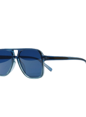 飞行员式深蓝色太阳眼镜