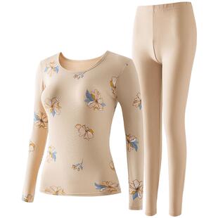 老年人秋衣秋裤套装女纯棉衬衣衬裤妈妈保暖衣女士中老年全棉内衣