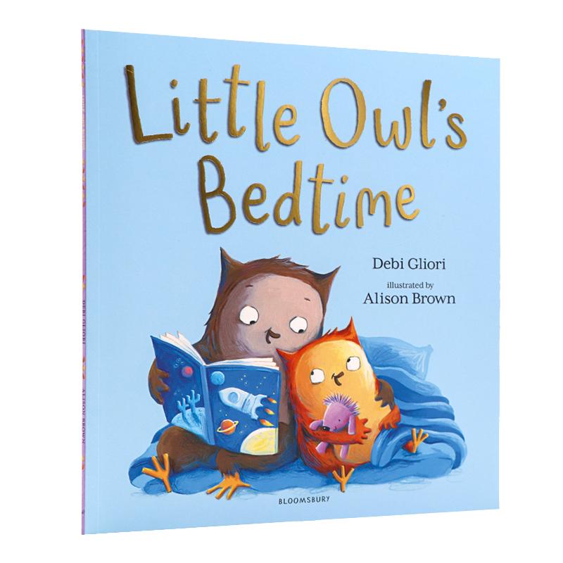 进口英文原版正版 Little Owl's Bedtime小猫头鹰的睡觉时间平装大开本 Debi Gliori进口儿童英语启蒙睡前故事书亲子共读图画书