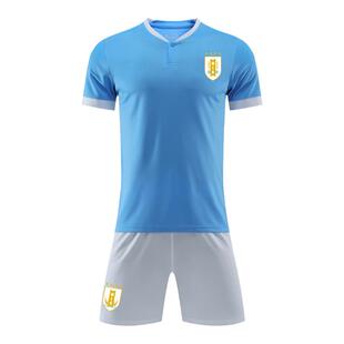 乌拉圭队服9号足球服训练套装男比赛定制队服2022卡塔尔世界杯