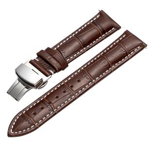 适配飞亚达原装真皮手表带摄影师四叶草男士女款唯路时专用皮表带