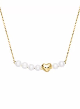 何方告白气球爱心项链女乔欣轻奢