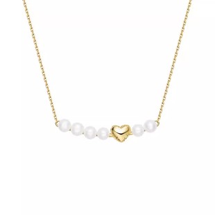 何方HEFANG告白气球爱心锁骨链乔欣同款时尚 优雅轻奢高级感