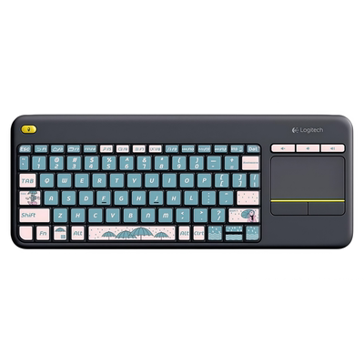 罗技K400键盘按键卡通个性贴纸