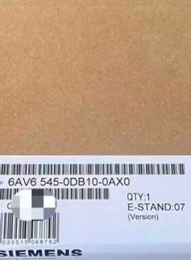 6AV65450DB100AX0西门子触摸屏包装配件齐