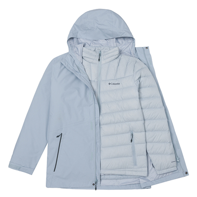 哥伦比亚冲锋衣男2025冬季新款保暖防风羽绒三合一外套夹克XE5418