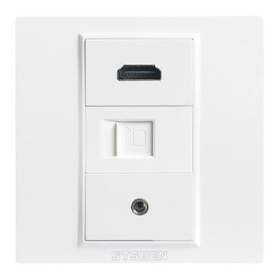 视频高清HDMI网络3.5音频插座