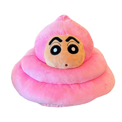 蜡笔小新便便抱枕毯子两用二合一车载靠垫创意搞怪沙雕生日礼物男