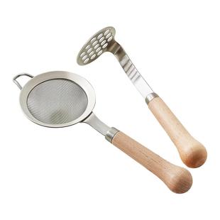 plodon浦利顿婴儿辅食漏勺工具厨房家用不锈钢辅食米油过滤网筛