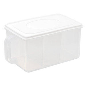 厨房三格分类五谷杂粮塑料保鲜盒