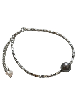 一次拿捏！珍珠碎银子串珠手链女