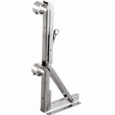 晾衣杆三角支撑架侧装墙壁折叠窗户晾衣架挂室外窗外晒衣杆固定器