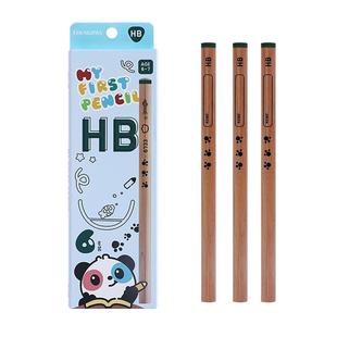 中华矫姿儿童初学者学龄前幼儿园小学书写公文式粗三角正姿铅笔易握大三角控笔书写练字无毒进口雪松木6733