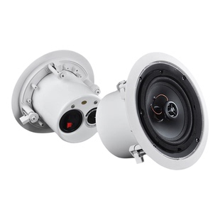带金属后盖同轴吸顶天花喇叭广播背景音乐环绕音箱定阻/定压可调