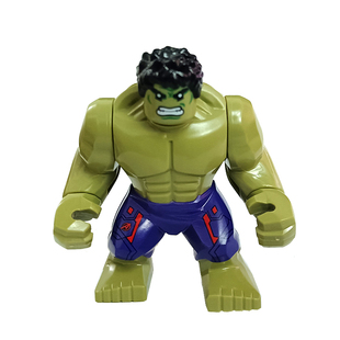 超级英雄复仇者联盟大块头积木人偶钢铁侠灭霸毒液拼装手办玩具男