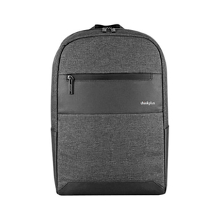 原装联想thinkplus商务防盗YKK拉链15.6寸14英寸电脑双肩包男女士防水防震黑色灰色可选笔记本大容量背包