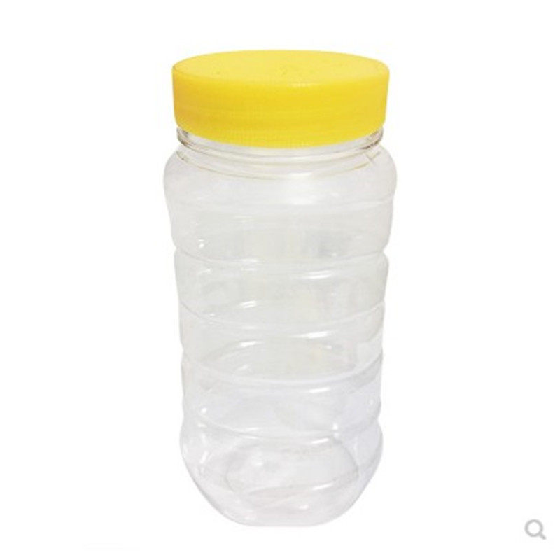 透明塑料带盖食品级专用蜂蜜瓶