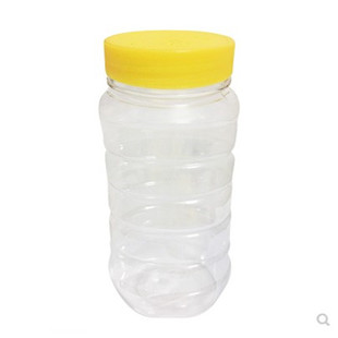蜂蜜瓶塑料瓶子 塑料 透明塑料瓶带盖 食品级食品罐子密封罐专用