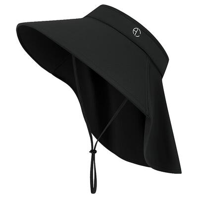 ACUC儿童防紫外线大檐护颈防晒帽