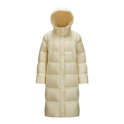 冬女外套长款连帽三防羽绒服宽松