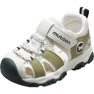 牧童儿童学步鞋夏季男童软底宝宝凉鞋镂空透气户外3-6岁女童鞋子