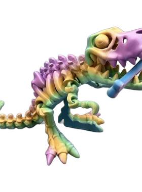 3D打印骨骼霸王龙恐龙模型