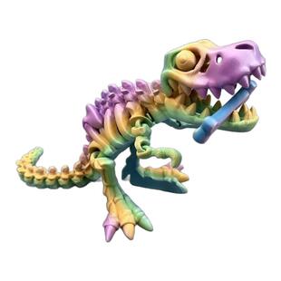 3D打印霸王龙大号儿童礼物仿真侏罗纪恐龙骨骼模型男孩玩具摆件