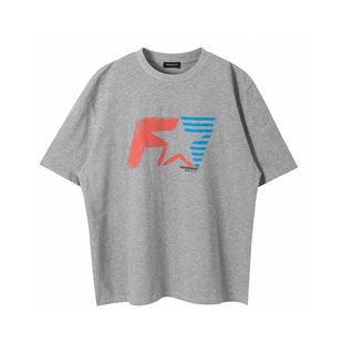 FAR ARCHIVE VTG限定美式复古赛车短袖夏季男士休闲情侣宽松T恤潮