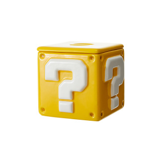 任天堂马里奥问号方块收纳罐Pyramid超级玛丽陶瓷儿童送礼物