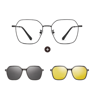 LOHO男女适用一镜三用磁吸眼镜