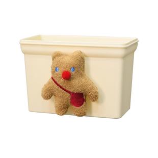 冰箱贴收纳盒橡胶可爱卡通鸭磁吸笔筒课桌磁贴收纳盒磁贴家居装饰