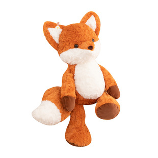 跑跑狐狸公仔睡觉抱枕毛绒玩具玩偶娃娃生日礼物可爱大号企业logo