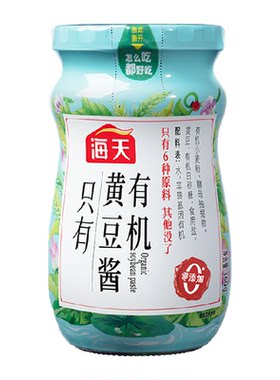海天有机黄豆酱非转基因360g