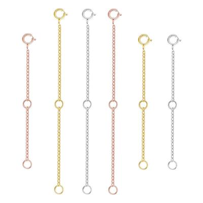 925纯银项链延长链龙虾扣加长链