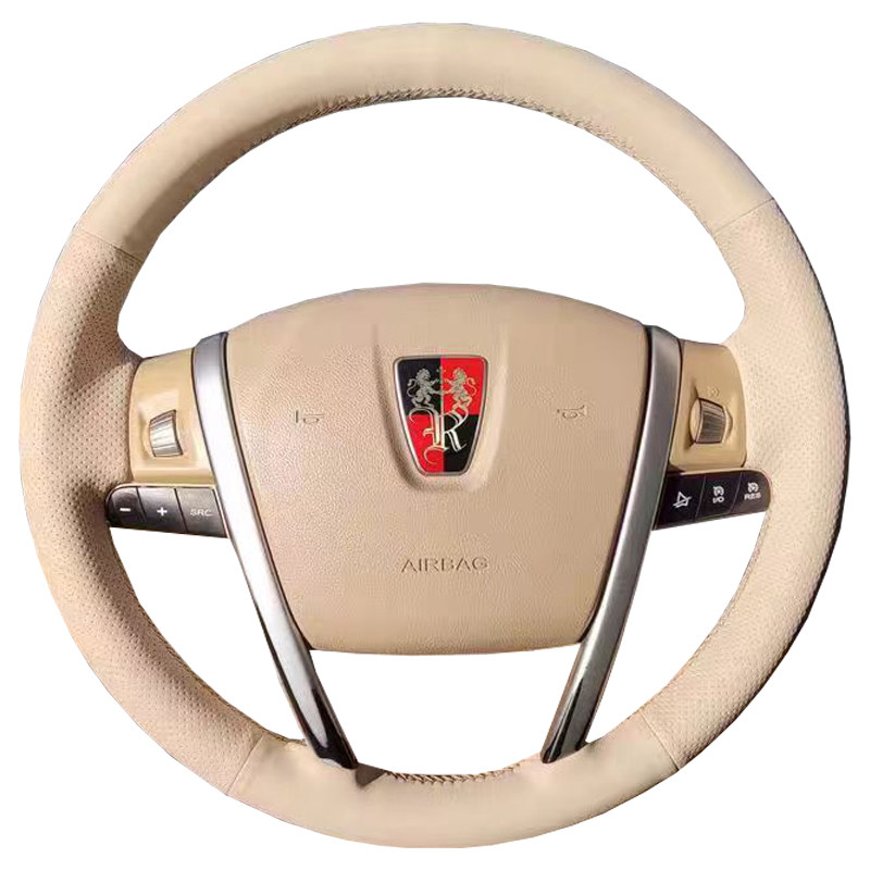 适用荣威950方向盘套真皮手缝12 14 15 17款950 16 17年e950把套